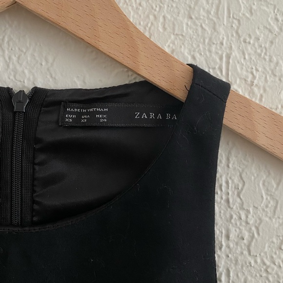 ZARA - Racer Back Sheath Dress in Black - Size : XS - Picture 5 of 6